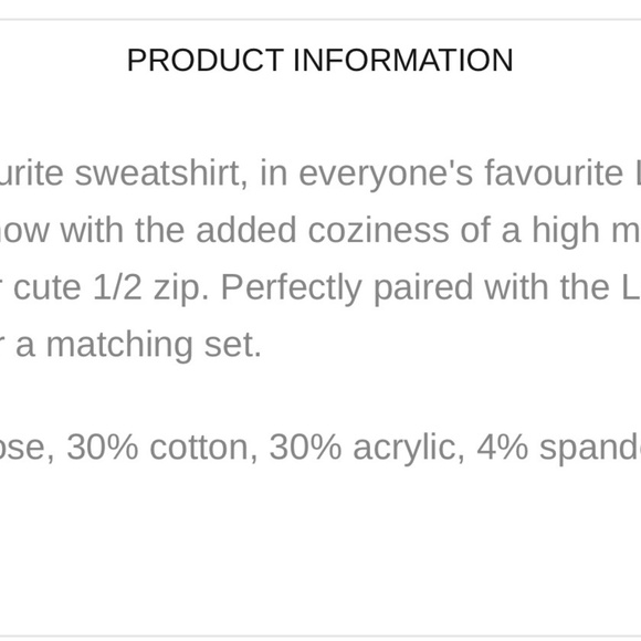 Luxe Cleese jogger & 1/2 zip set - Picture 5 of 5